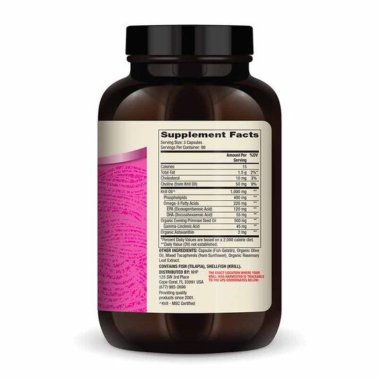 Krill Oil for Women with Evening Primrose, DRM